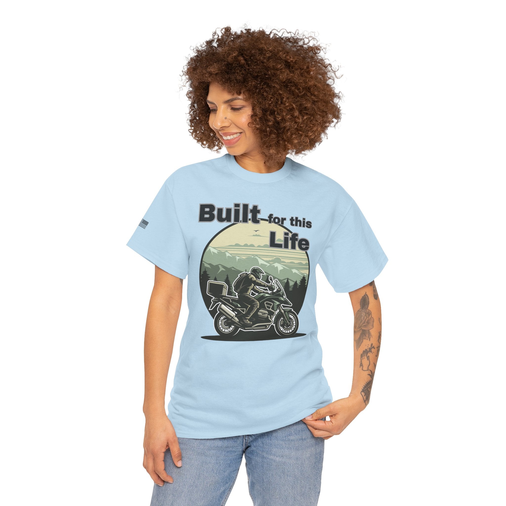 Built for this Life™ Adventure Rider Unisex Heavy Cotton Tee