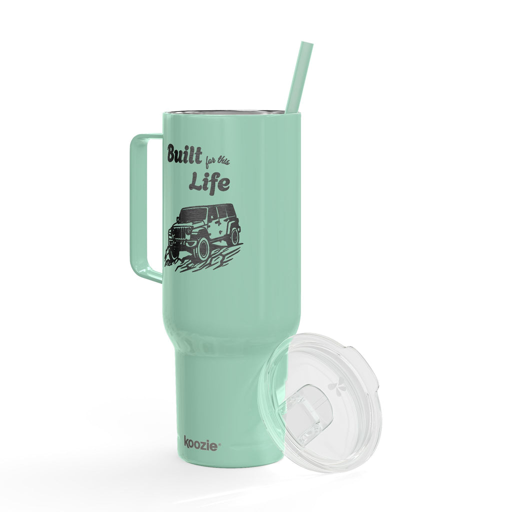 Built for this Life™ Jeep Insulated Tumbler with Lid, 40oz (Engraving)