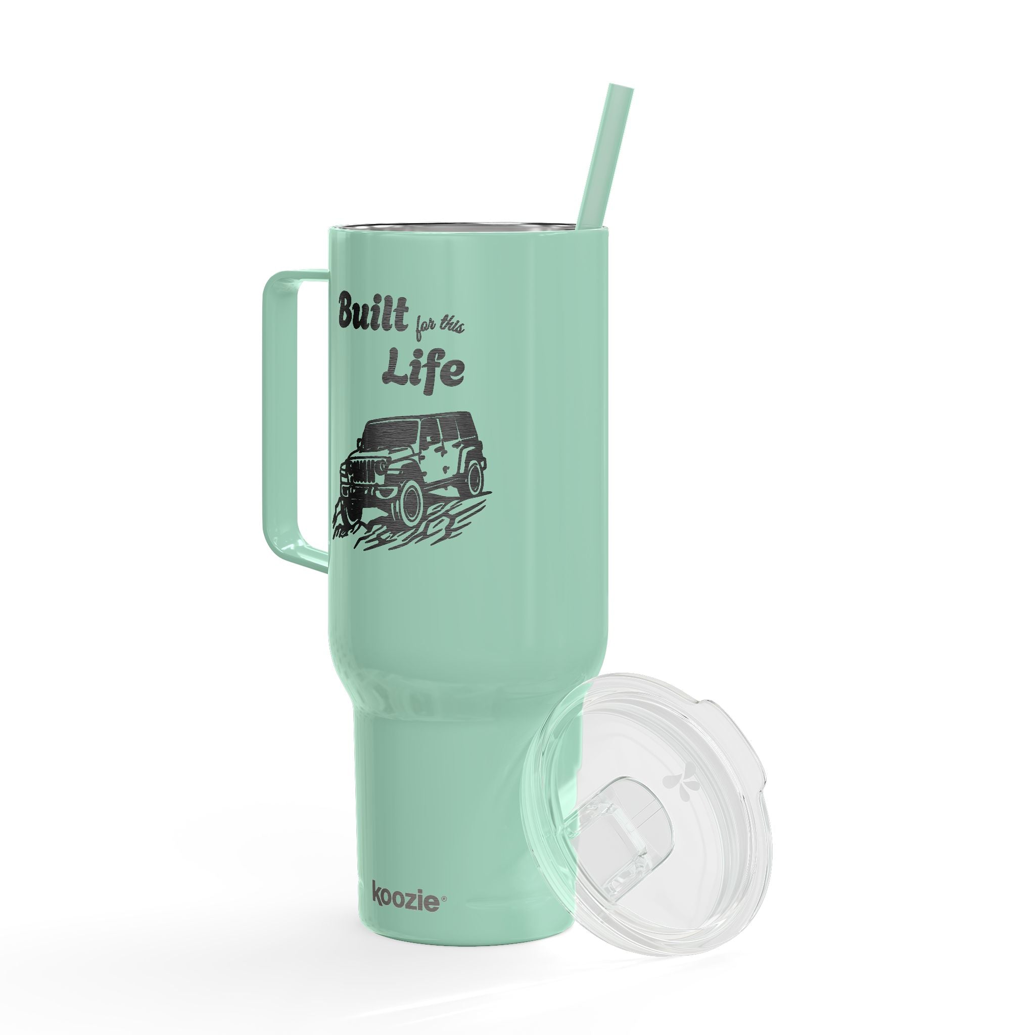 Built for this Life™ Jeep Insulated Tumbler with Lid, 40oz (Engraving)