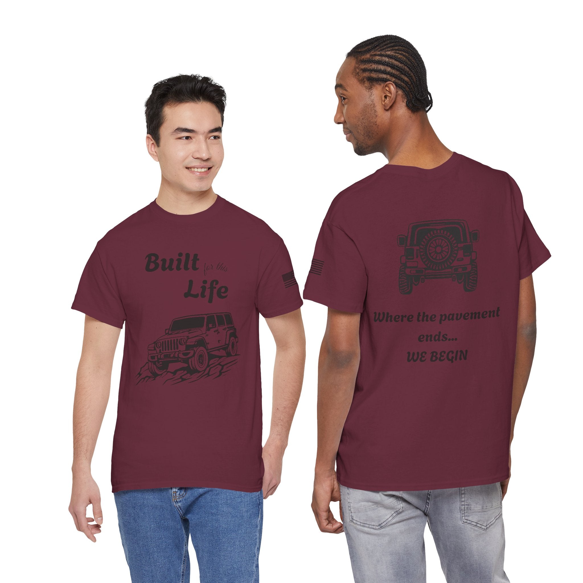 Built for this Life™ Jeep Lover Unisex Heavy Cotton Tee