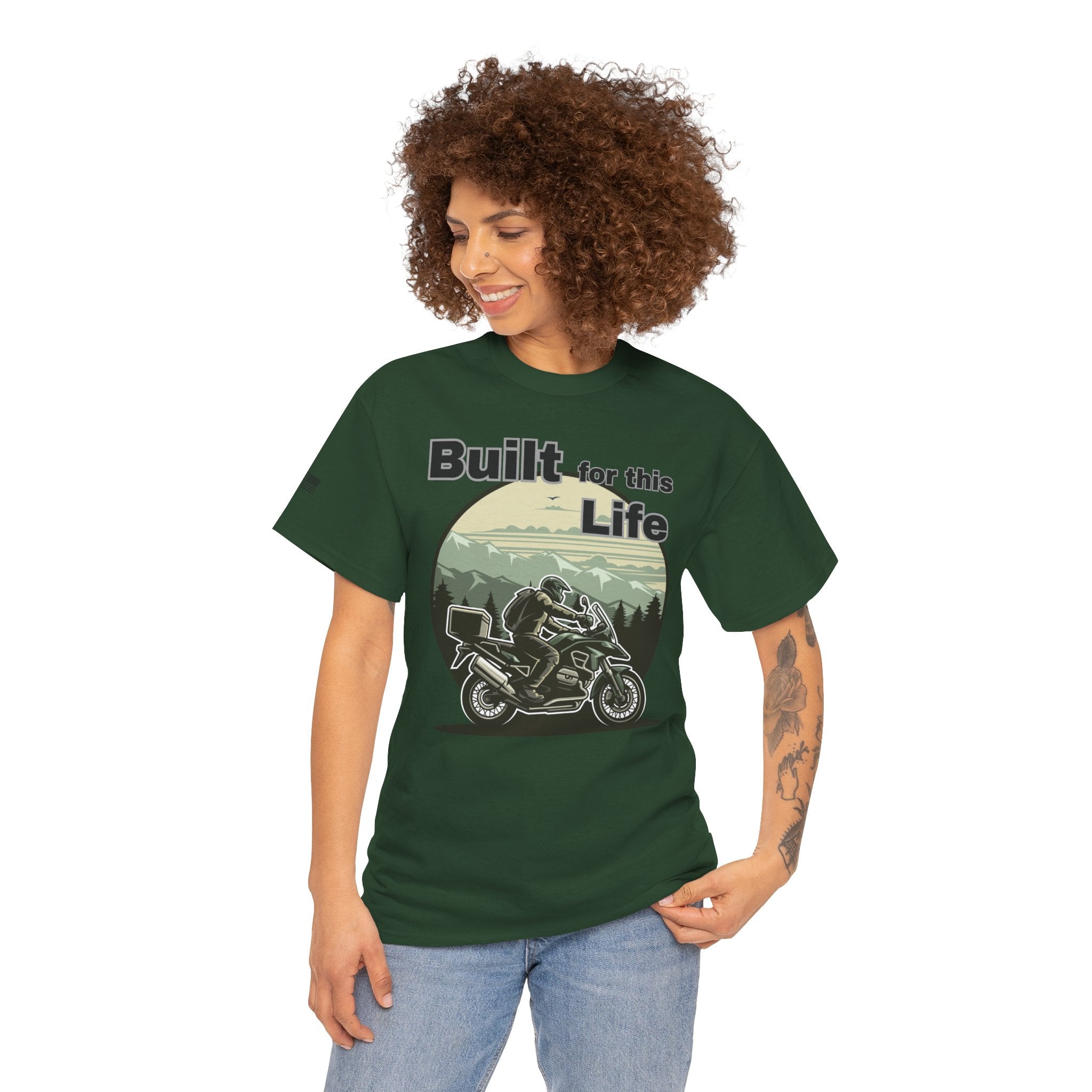 Built for this Life™ Adventure Rider Unisex Heavy Cotton Tee