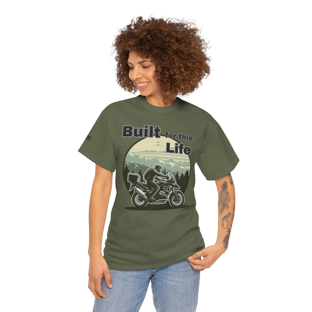 Built for this Life™ Adventure Rider Unisex Heavy Cotton Tee