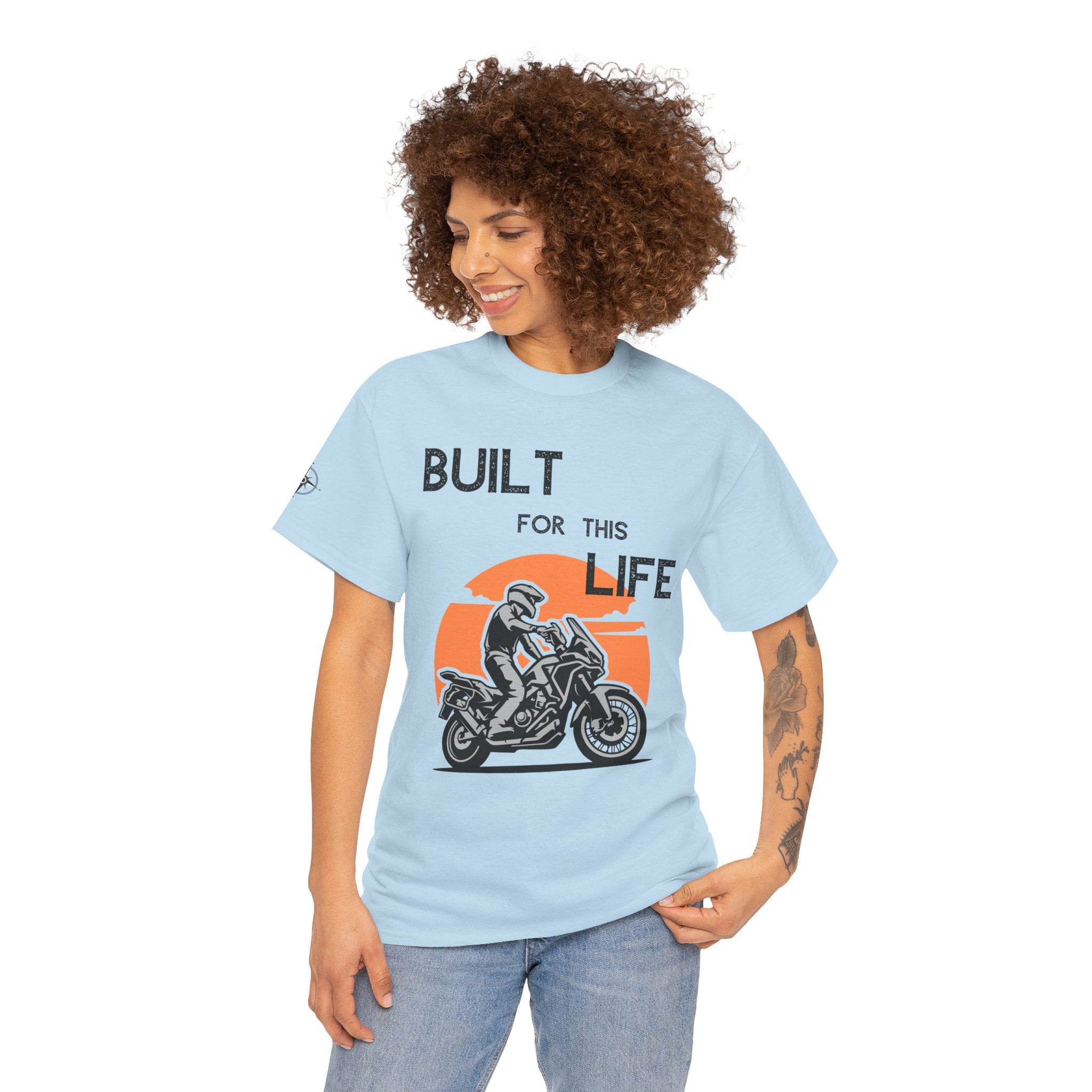 Built for this Life™ Adventure Rider Unisex Heavy Cotton Tee