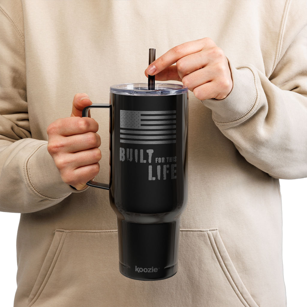 Built for this Life™ Flag Insulated Tumbler with Lid, 40oz (Engraving)