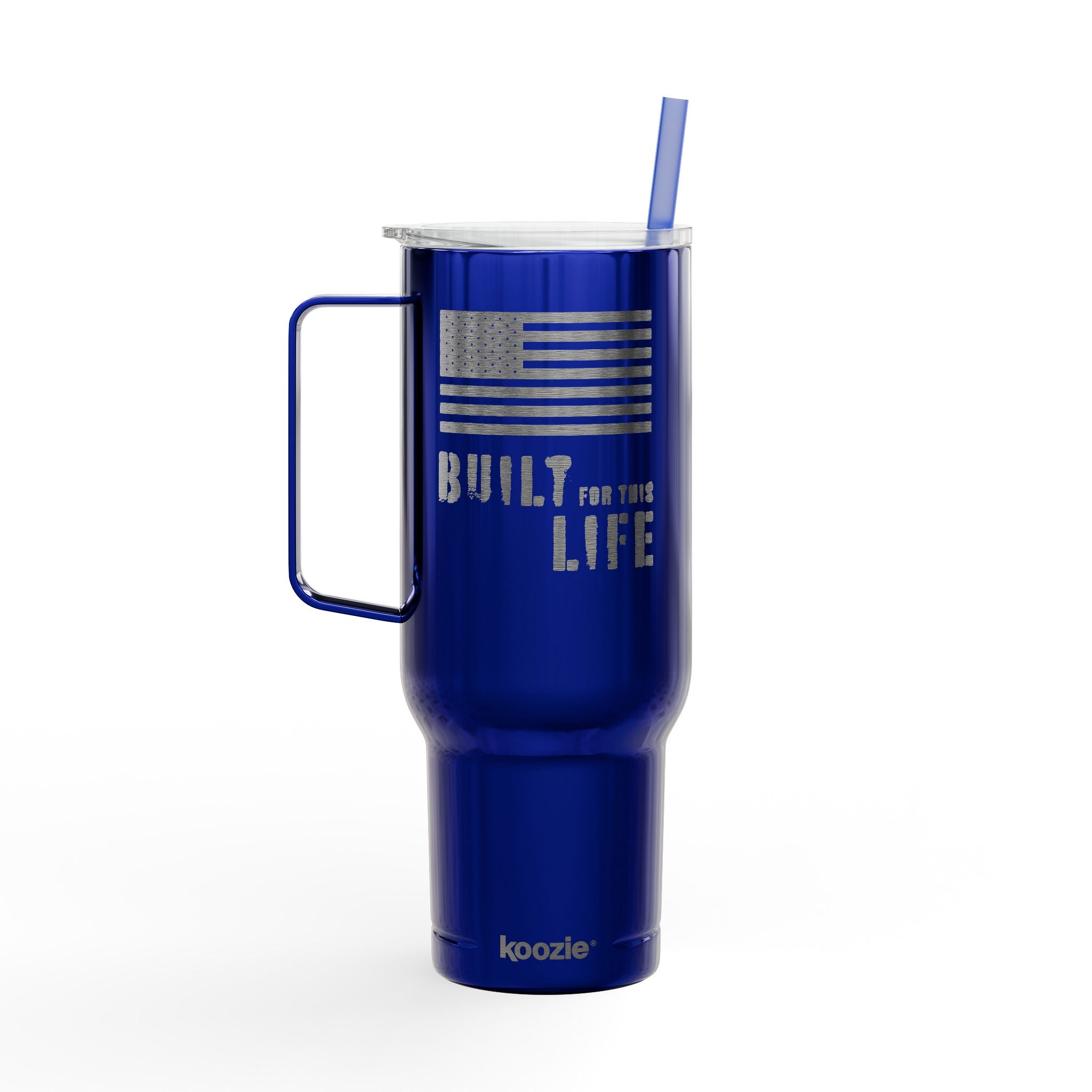 Built for this Life™ Flag Insulated Tumbler with Lid, 40oz (Engraving)