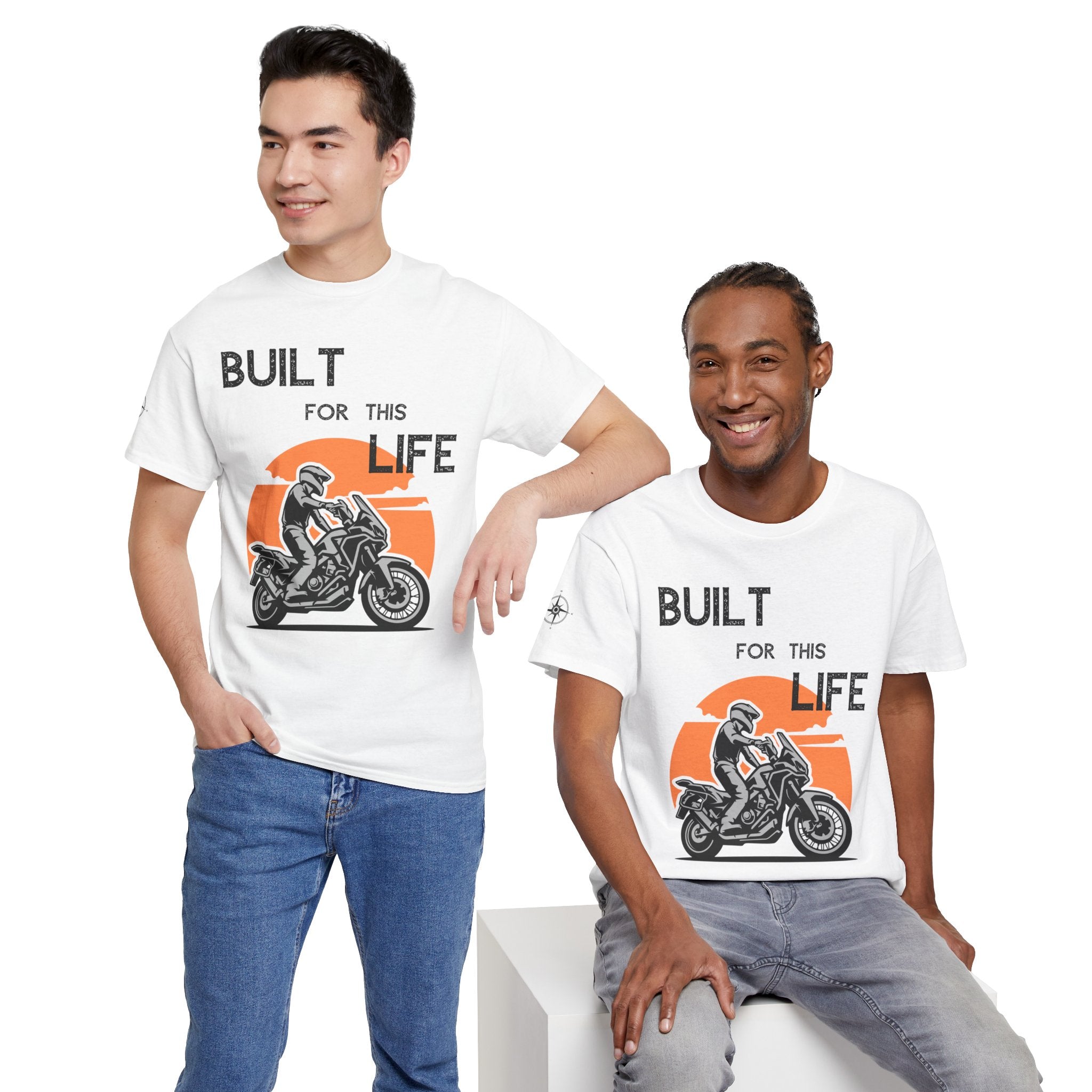 Built for this Life™ Adventure Rider Unisex Heavy Cotton Tee