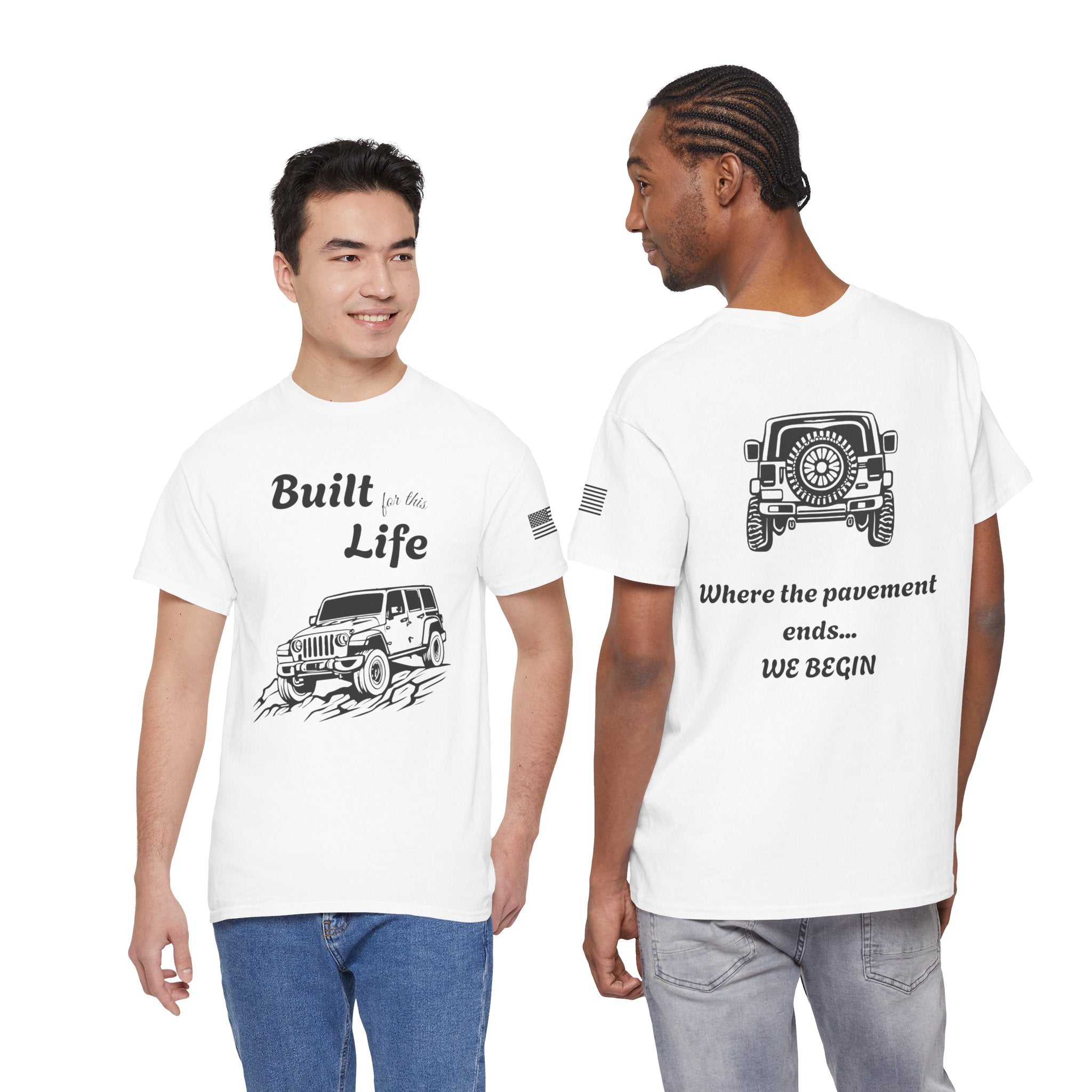 Built for this Life™ Jeep Lover Unisex Heavy Cotton Tee