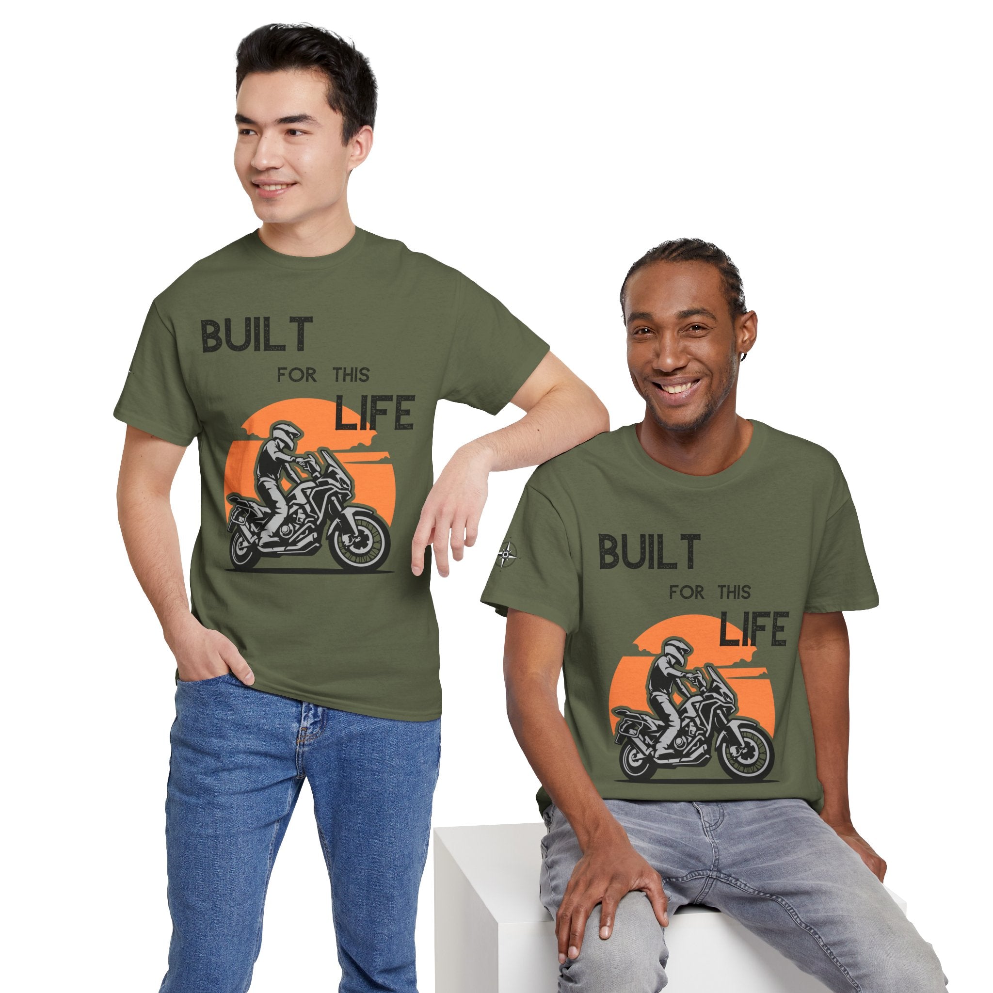 Built for this Life™ Adventure Rider Unisex Heavy Cotton Tee