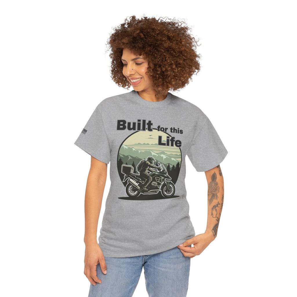 Built for this Life™ Adventure Rider Unisex Heavy Cotton Tee