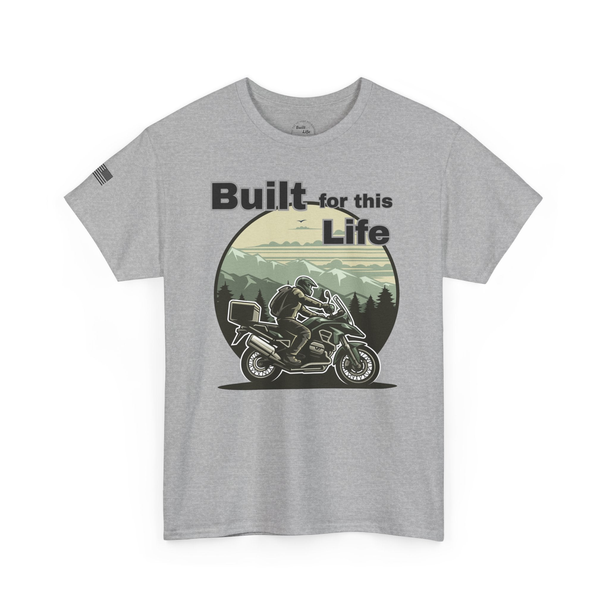 Built for this Life™ Adventure Rider Unisex Heavy Cotton Tee