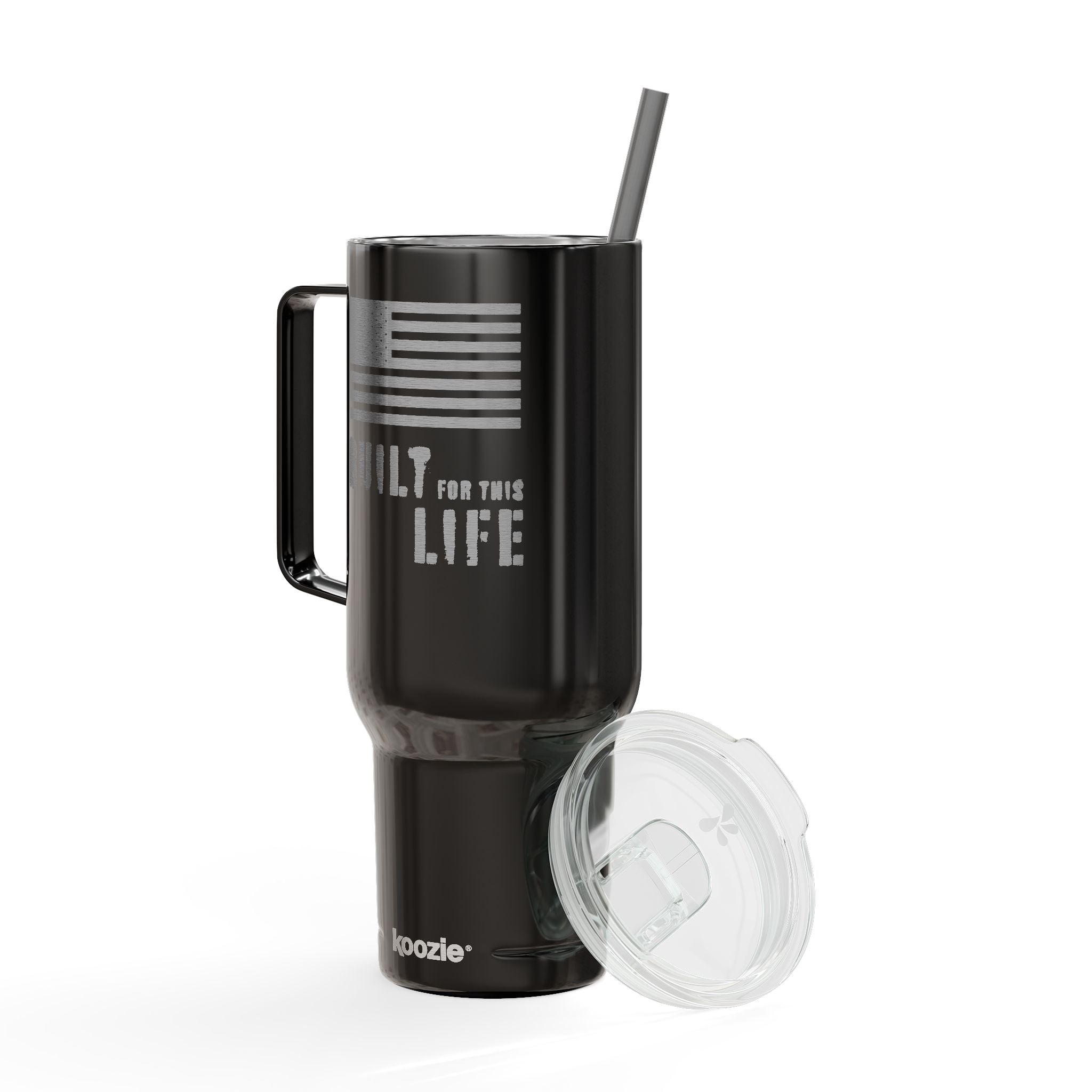 Built for this Life™ Flag Insulated Tumbler with Lid, 40oz (Engraving)
