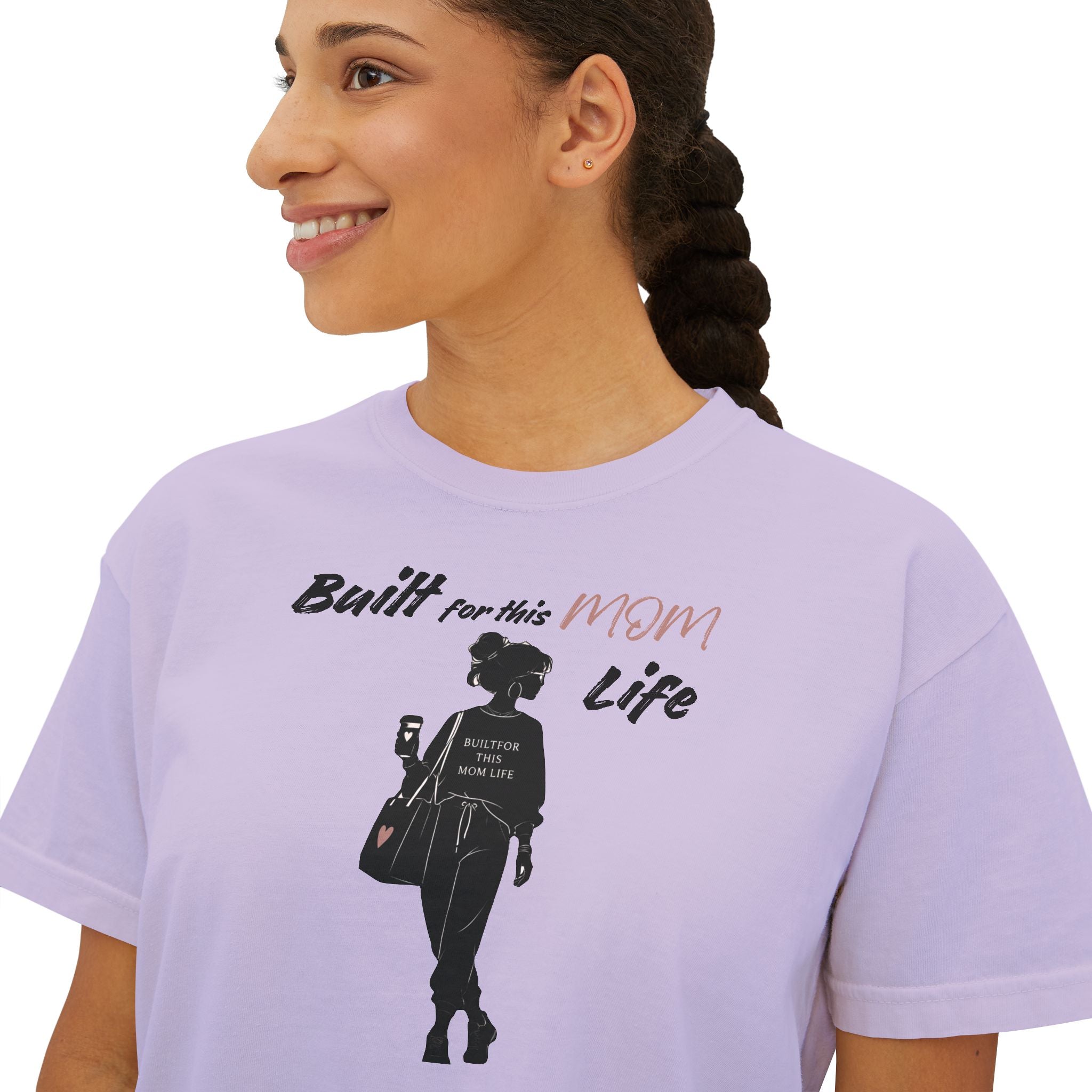 Built for this Life™ Mom's Life Women's Boxy Tee