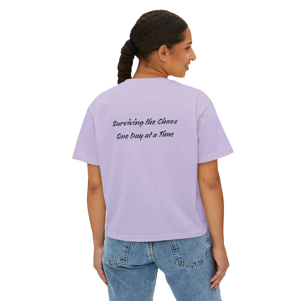 Built for this Life™ Mom's Life Women's Boxy Tee