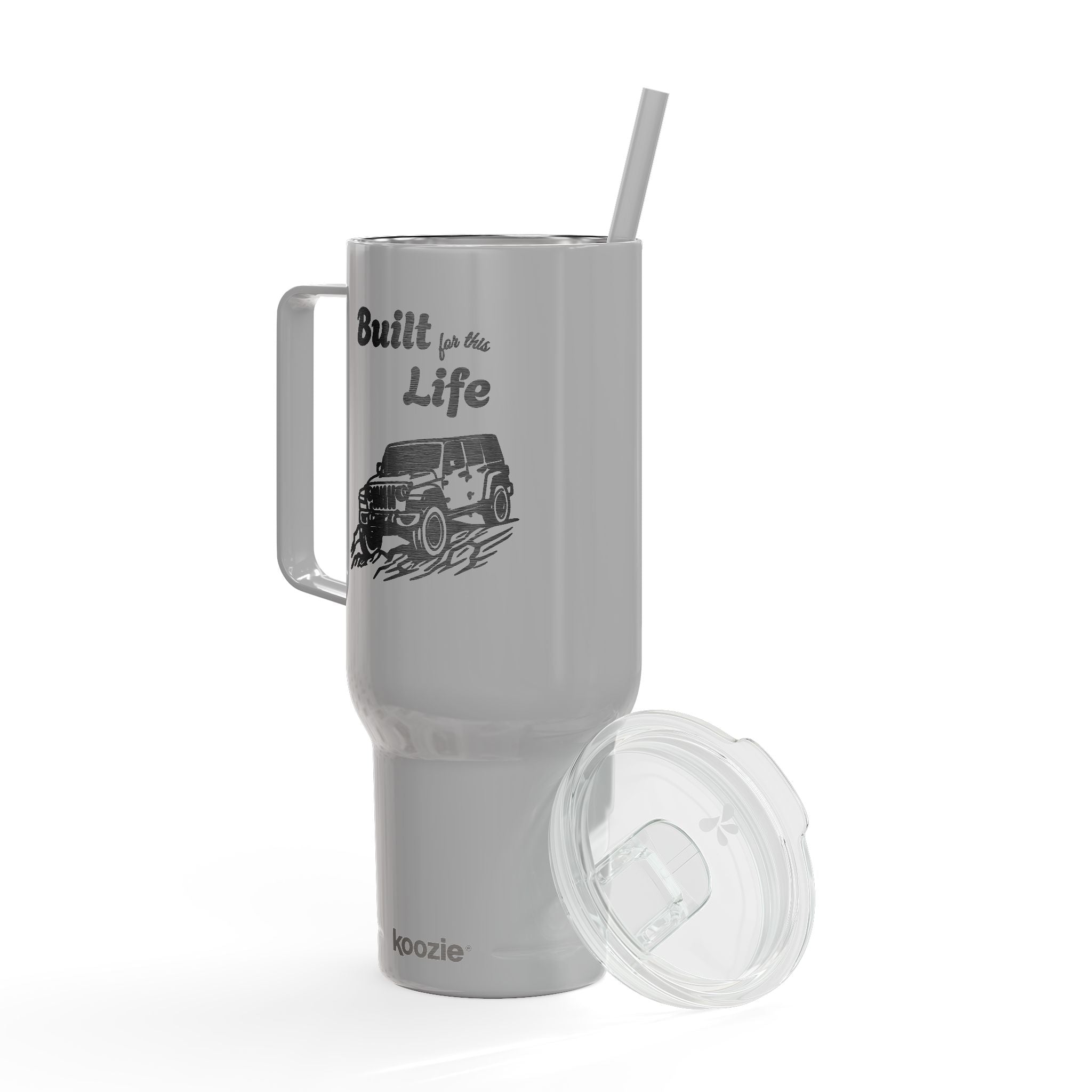 Built for this Life™ Jeep Insulated Tumbler with Lid, 40oz (Engraving)