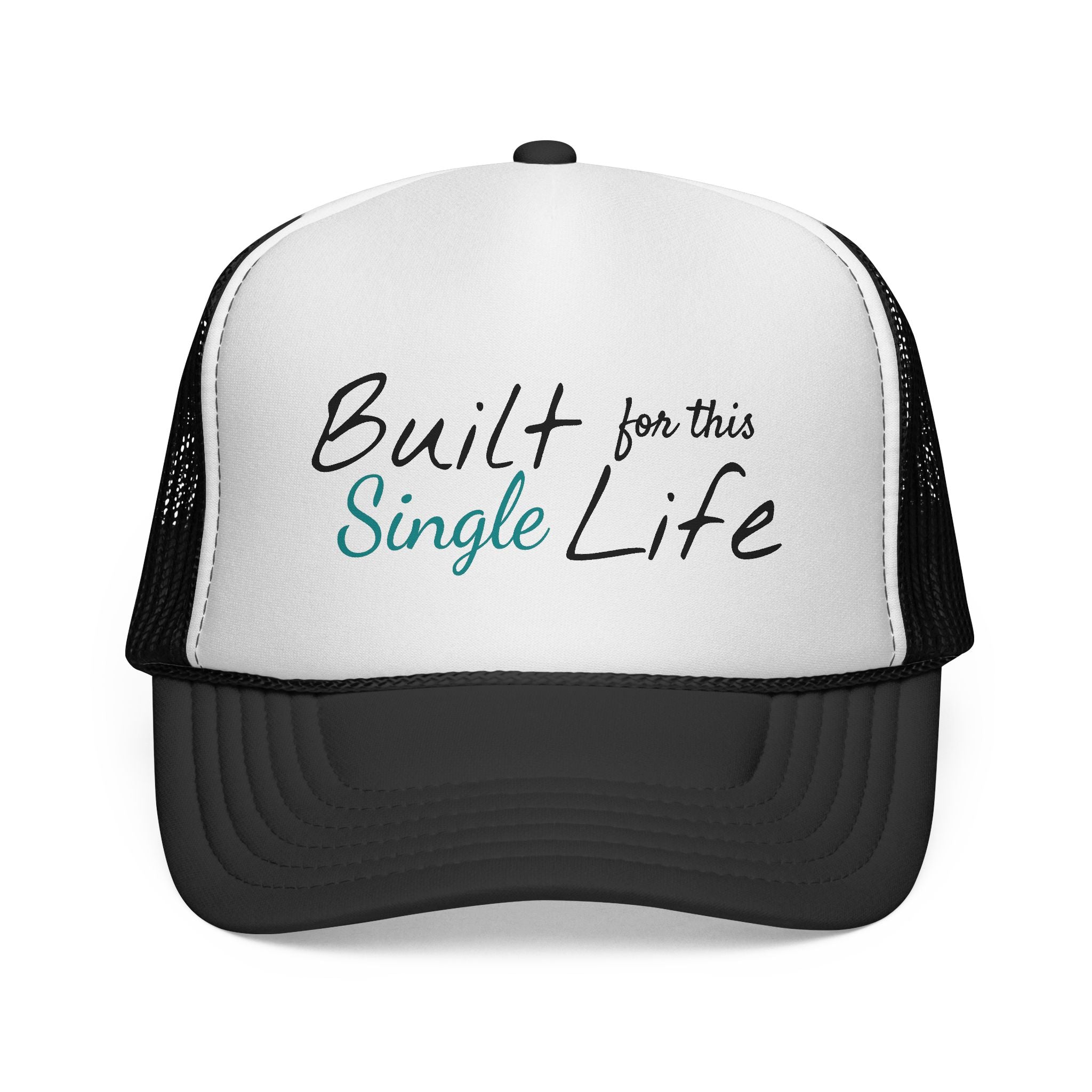 Built for this Life™ Single Life Teal Trucker Cap