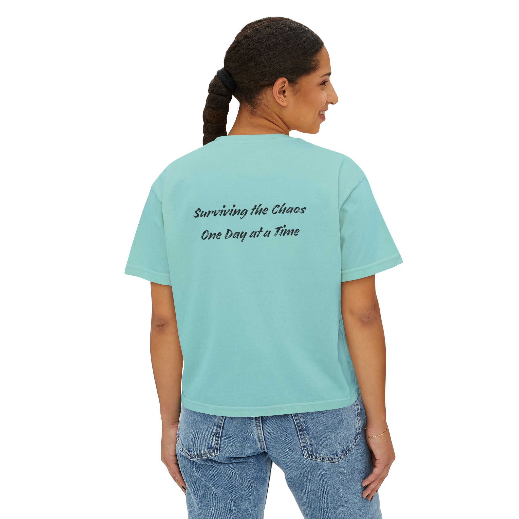 Built for this Life™ Mom's Life Women's Boxy Tee