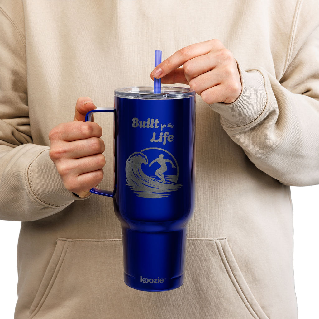 Built for this Life™ Surf Insulated Tumbler with Lid, 40oz (Engraving)