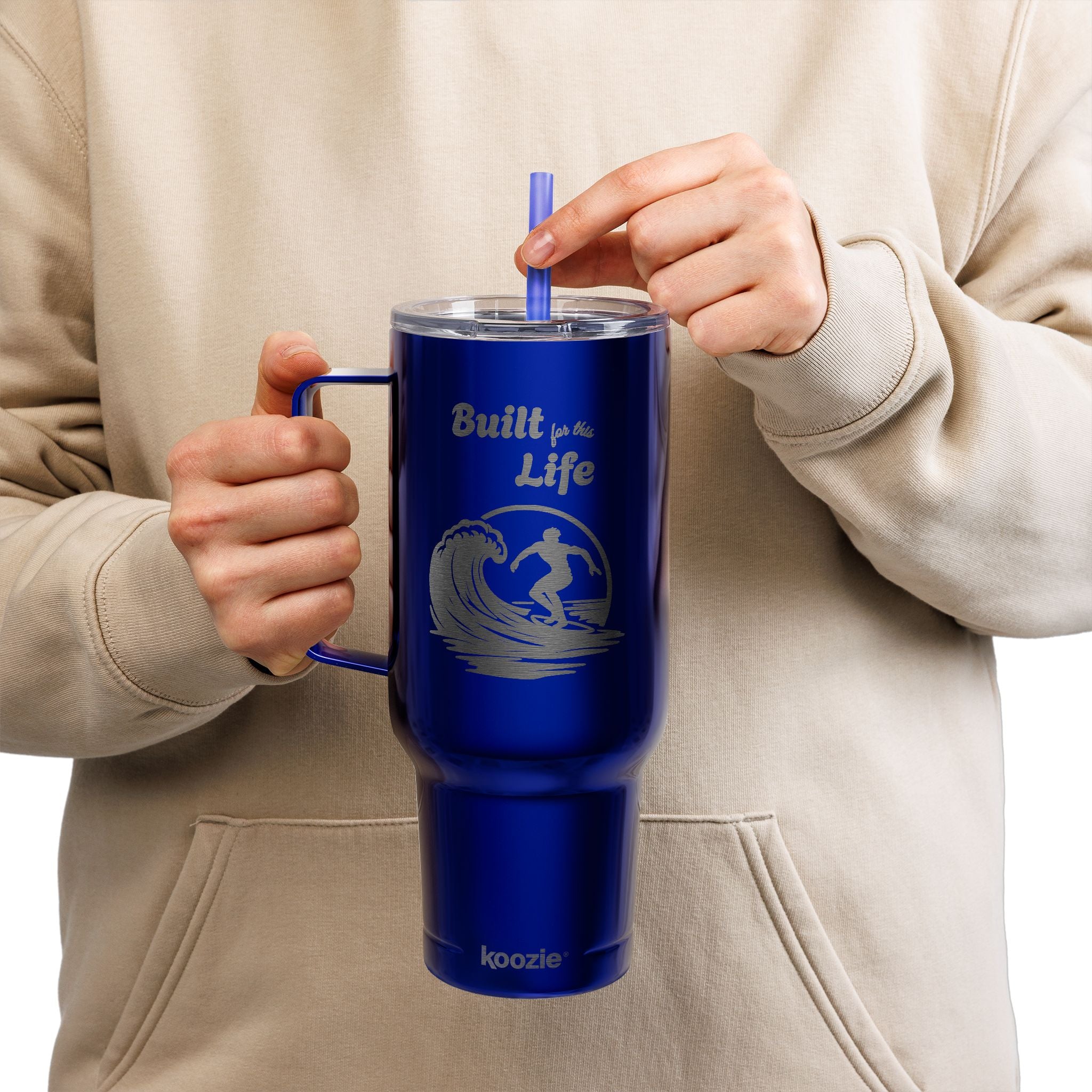 Built for this Life™ Surf Insulated Tumbler with Lid, 40oz (Engraving)