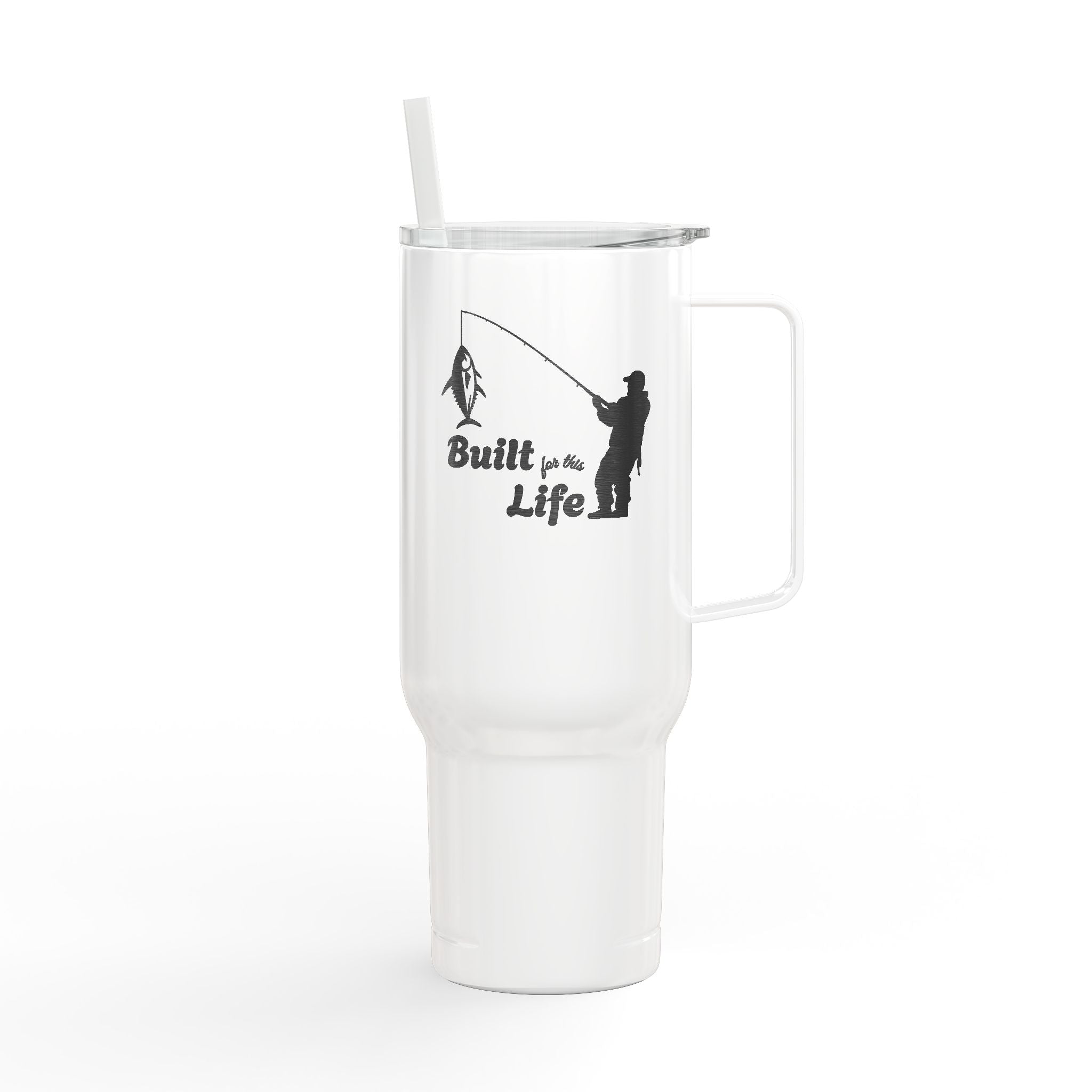 Built for this Life™ Fishing Insulated Tumbler with Lid, 40oz (Engraving)
