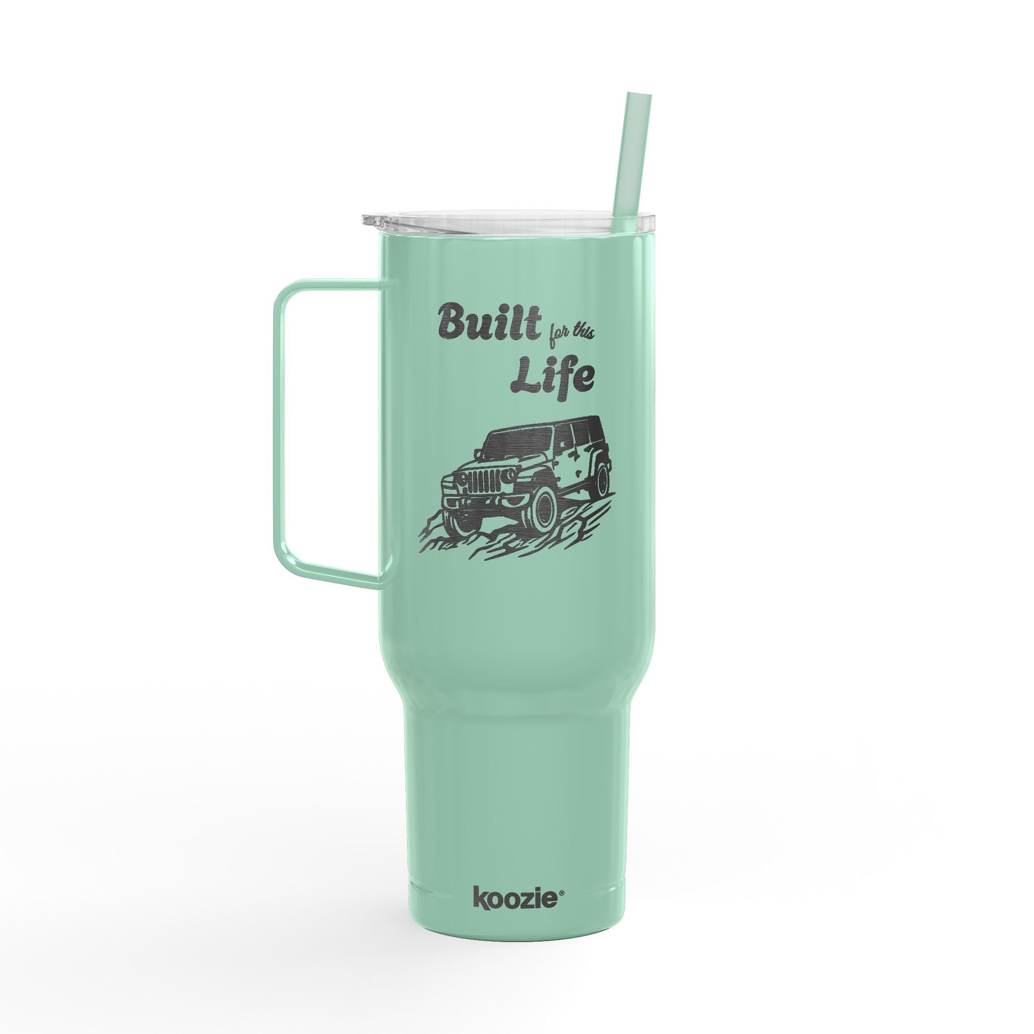 Built for this Life™ Jeep Insulated Tumbler with Lid, 40oz (Engraving)