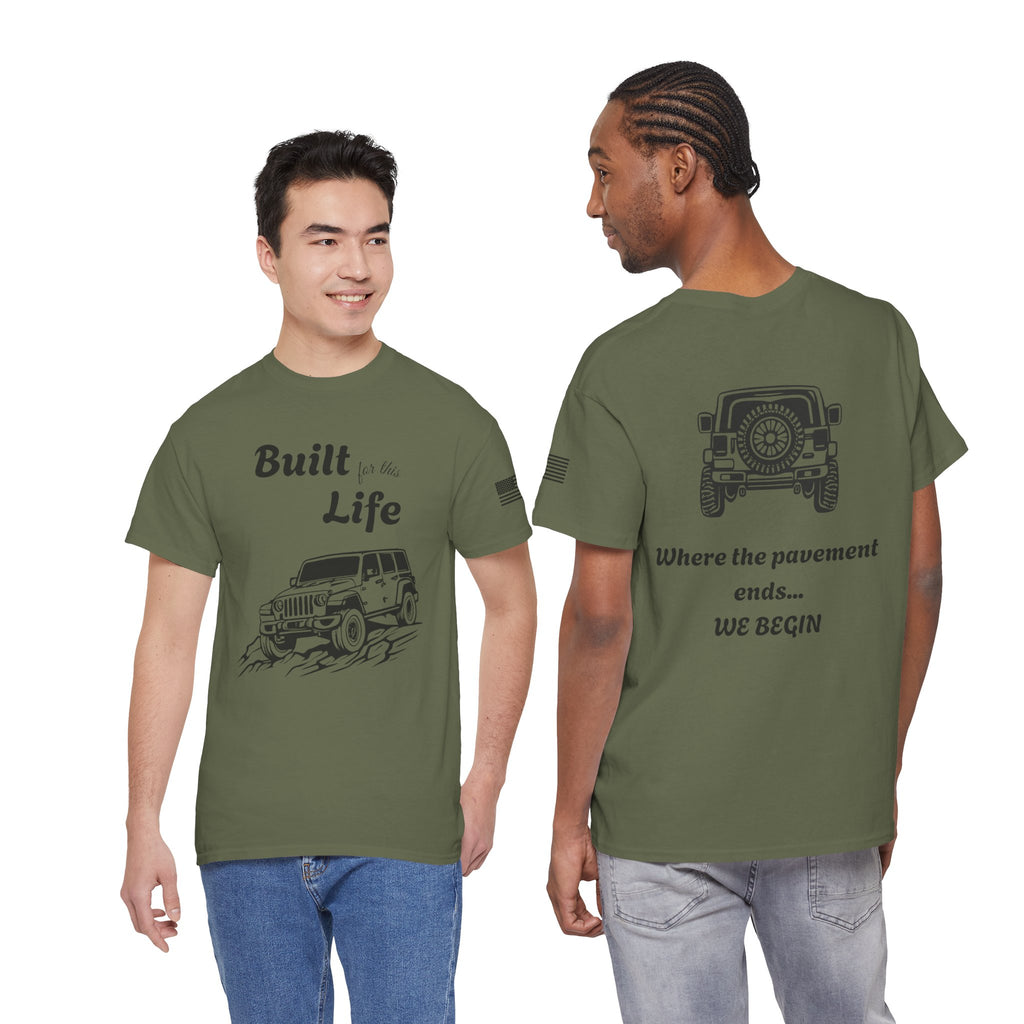 Built for this Life™ Jeep Lover Unisex Heavy Cotton Tee