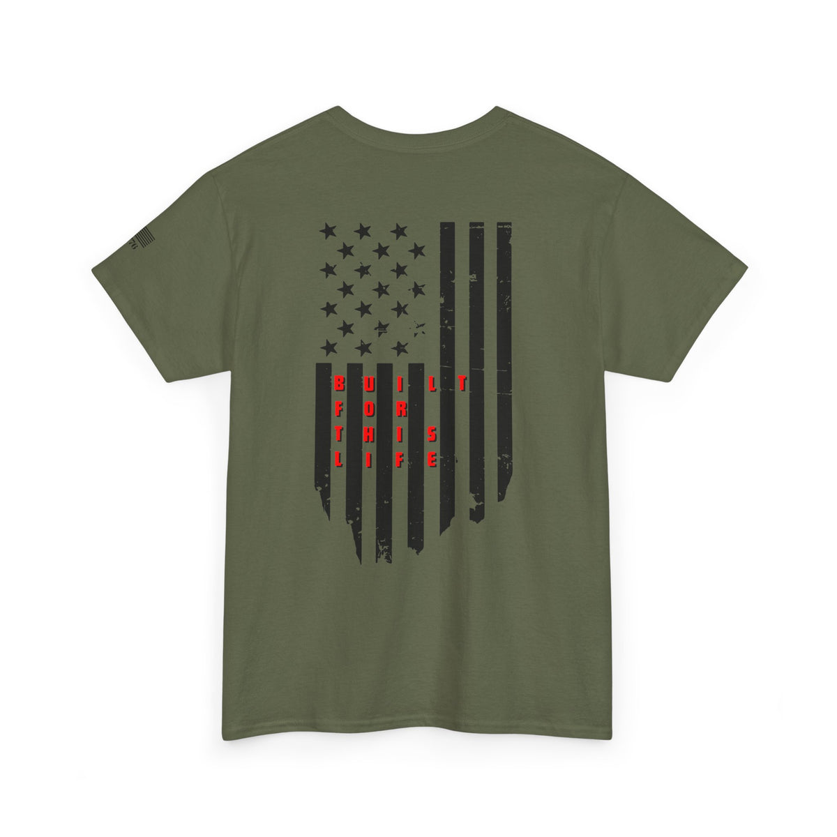 Built for this Life Black Flag Tee