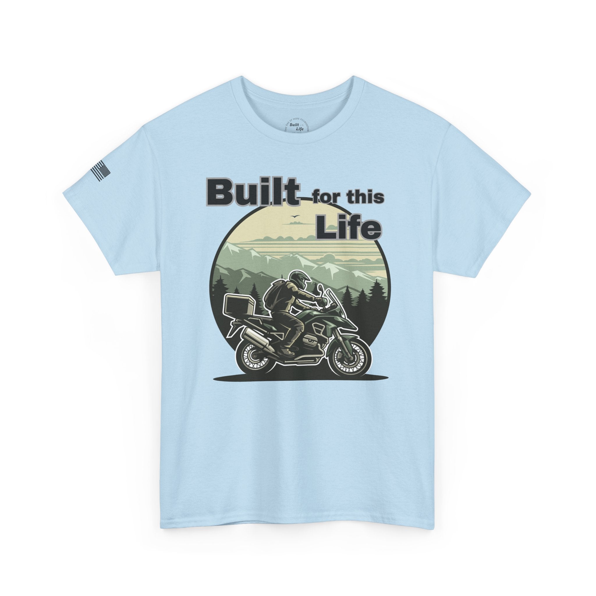 Built for this Life™ Adventure Rider Unisex Heavy Cotton Tee
