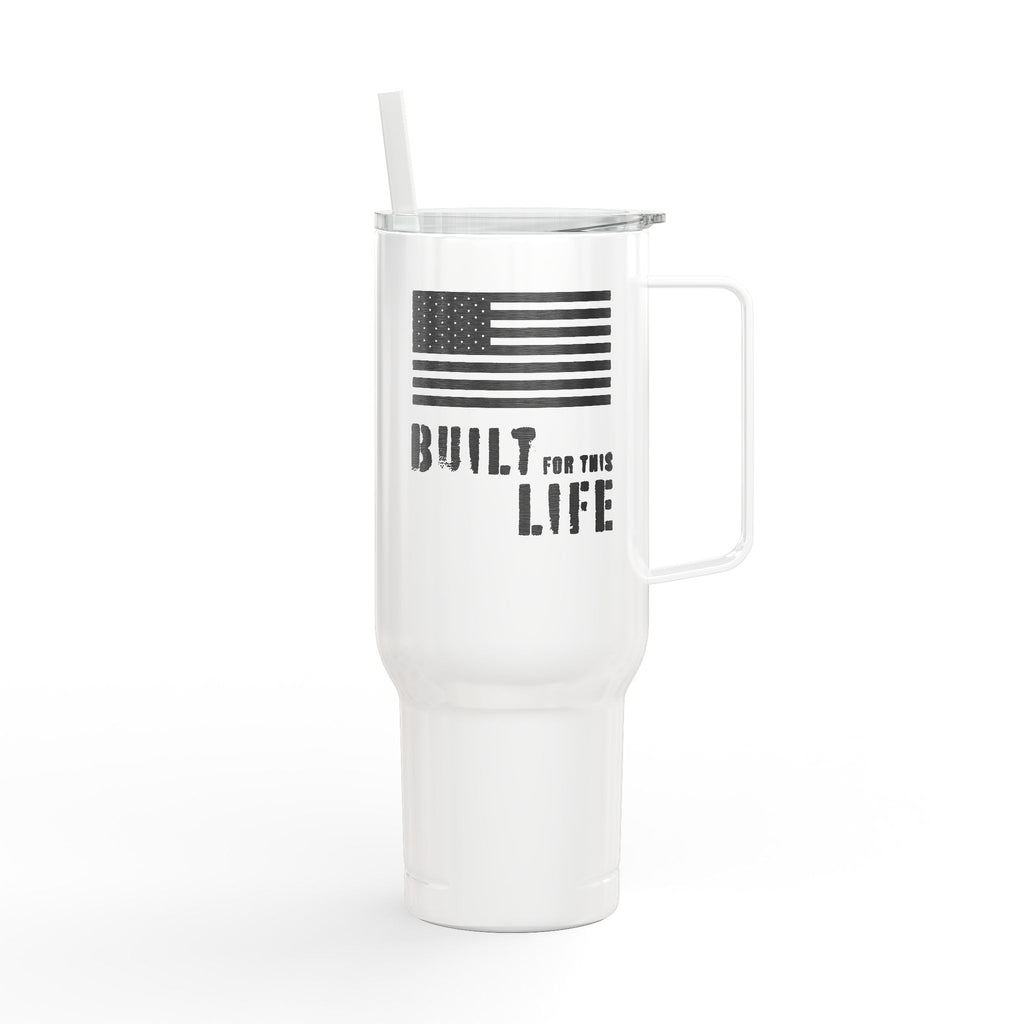 Built for this Life™ Flag Insulated Tumbler with Lid, 40oz (Engraving)