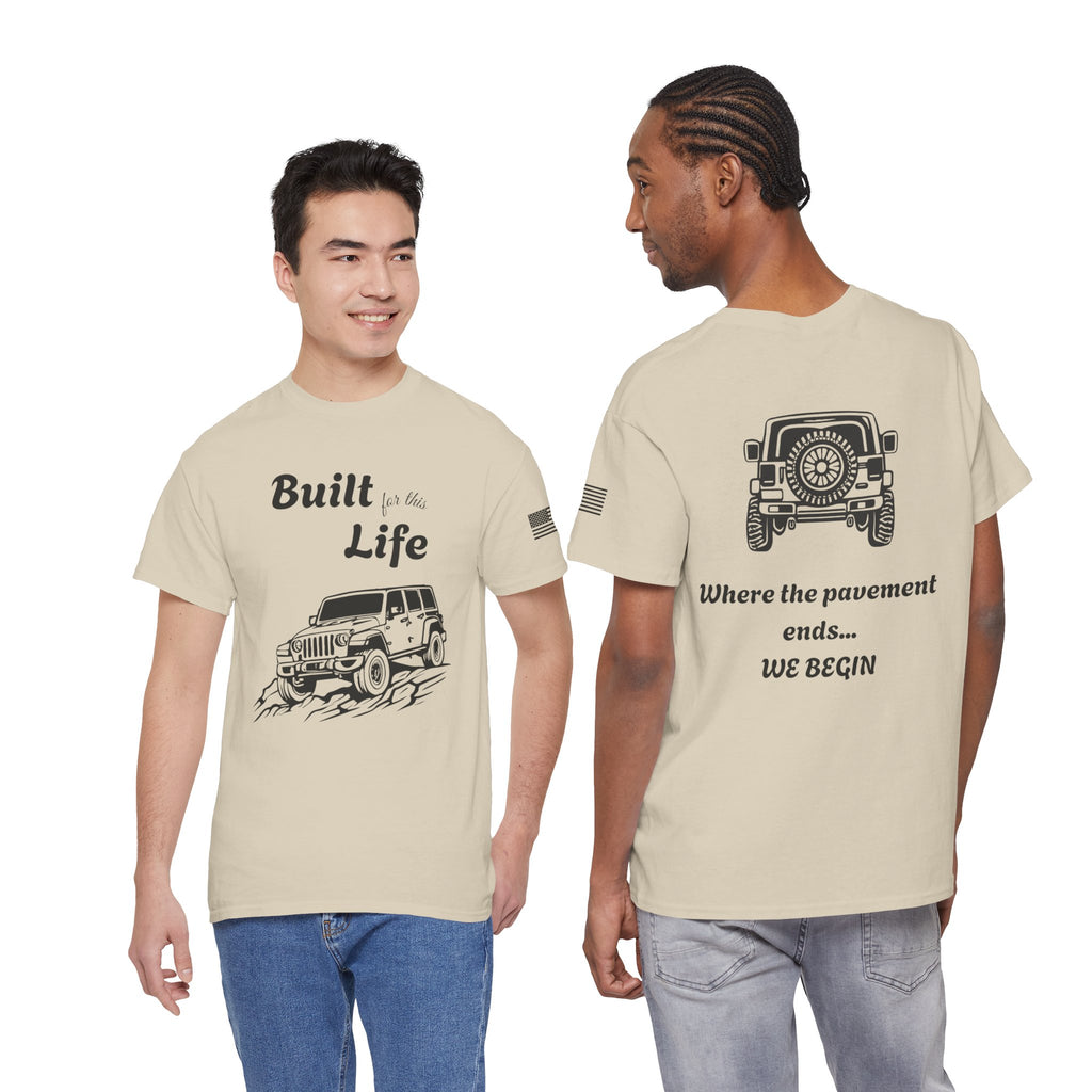 Built for this Life™ Jeep Lover Unisex Heavy Cotton Tee