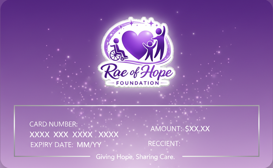 The Rae of Hope Foundation Store Gift Card